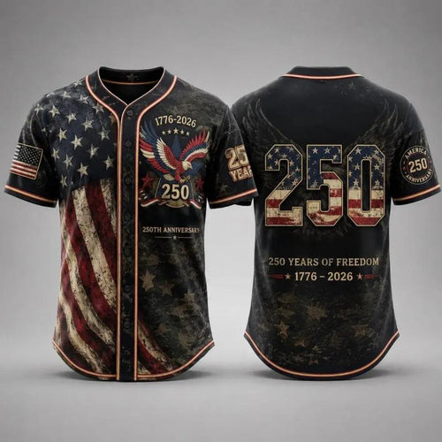 Mens USA 250th Anniversary Baseball Jersey