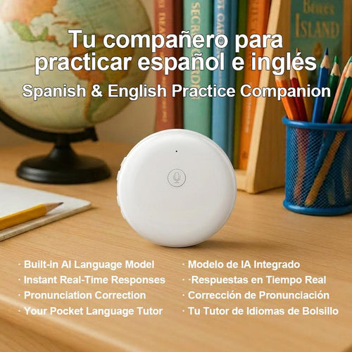 Portable Wireless AI Language Translator (165+ Languages)