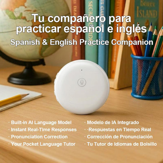 Portable Wireless AI Language Translator (165+ Languages)