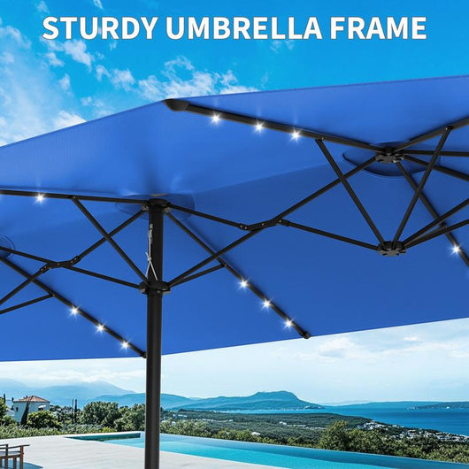 ShadeLux 15ft LED Patio Umbrella
