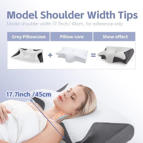 Cooling Ergonomic Memory Foam Neck Pillow