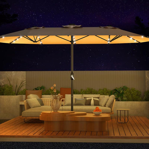 ShadeLux 15ft LED Patio Umbrella