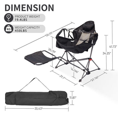 ComfortCamp Reclining Chair - Ultimate Relaxation Anywhere