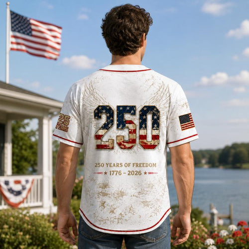 Mens USA 250th Anniversary Baseball Jersey
