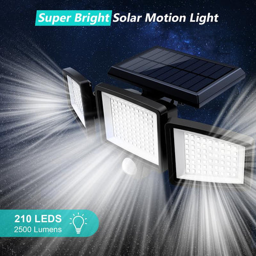Solar Outdoor Lights 2500LM