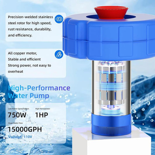 Floating Fountain Aerator