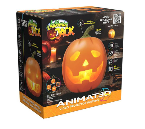 Jabberin’ Jack 12-Inch Animated Talking & Singing Pumpkin