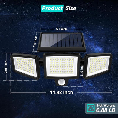 Solar Outdoor Lights 2500LM