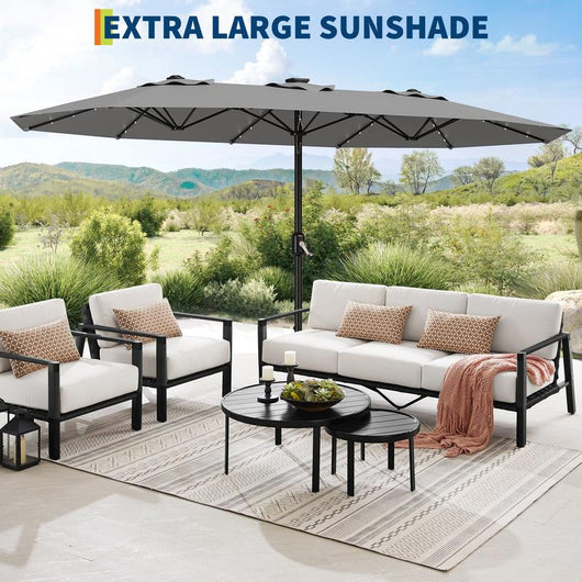 ShadeLux 15ft LED Patio Umbrella