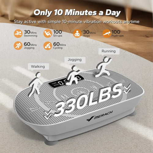 Slim Vibration Plate Exercise Machine
