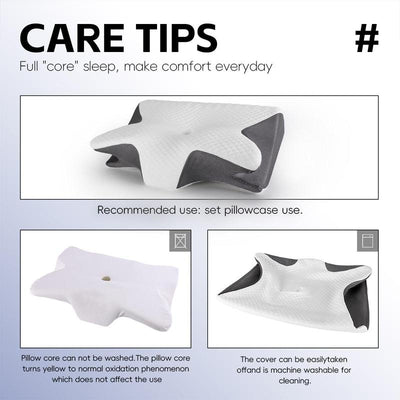 Cooling Ergonomic Memory Foam Neck Pillow