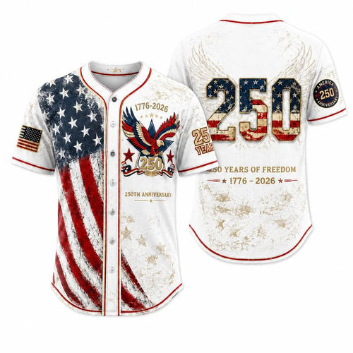 Mens USA 250th Anniversary Baseball Jersey